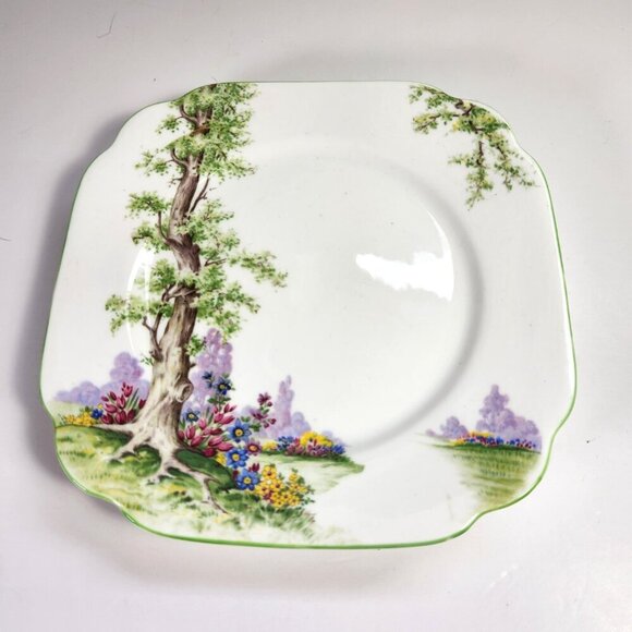 Royal Albert Greenwood Tree Bread & Butter Plates Set 2 6 7/8" No Wear V… - Picture 3 of 5